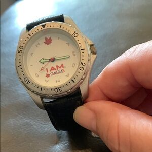 Canadian Silver and Black Watch